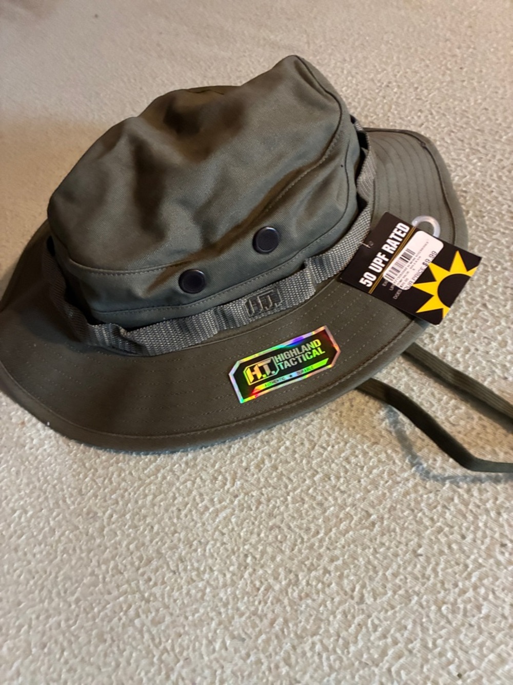 Highland Tactical Olive Green Boonie Hat